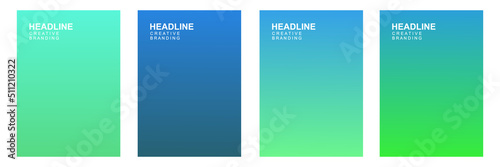 set of cover business, banners with ribbons, template creative ready to use for brochure 