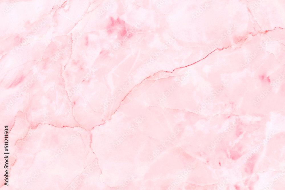 Fototapeta premium Pink marble texture background with high resolution, top view of natural tiles stone floor in luxury seamless glitter pattern for interior decoration.