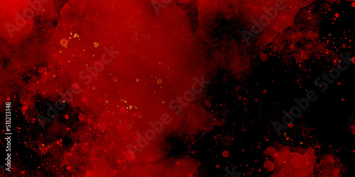 Red backdrop background with scratches and Old red scratched backdrop wall, grungy background or texture. Scary red wall for background. red wall scratches 
