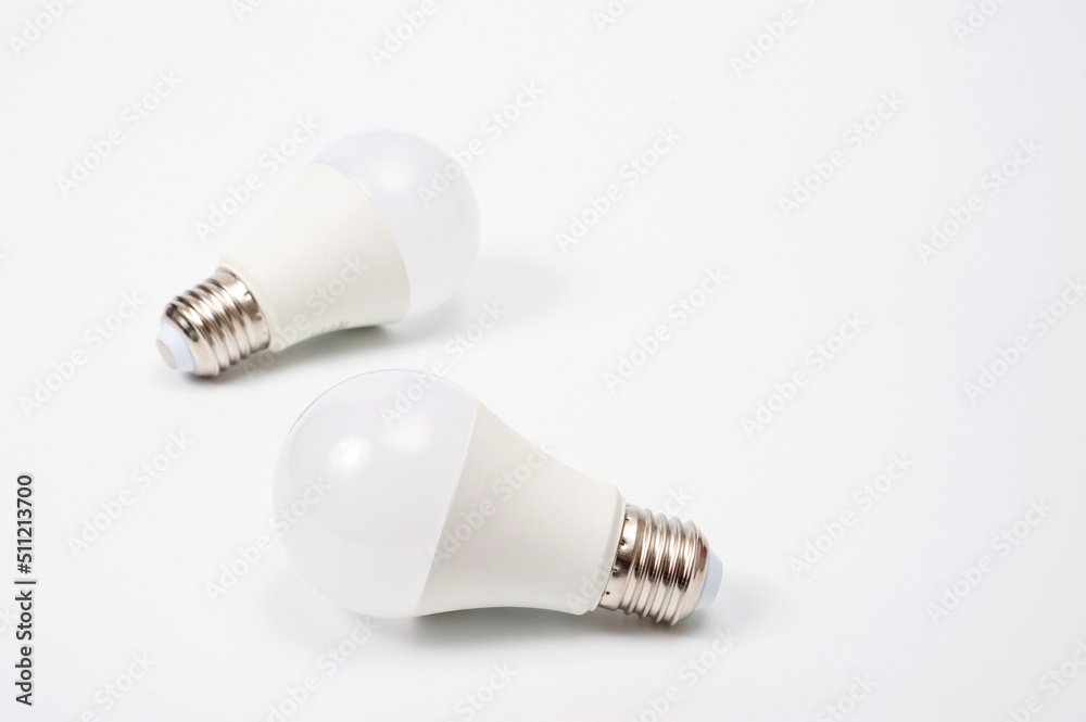 Two LED lamps for a standard cartridge, photographed against a white background. Two LED lamps for a standard cartridge, photographed against a white background.