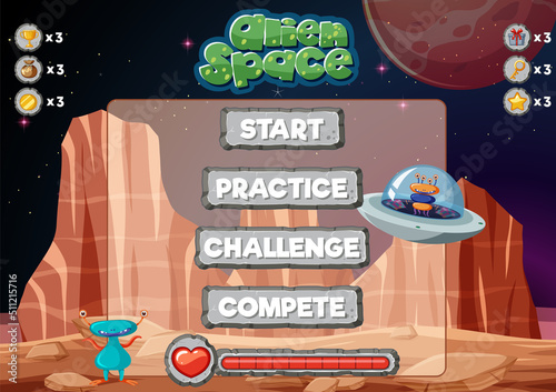 A space background template