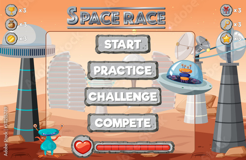 A space background template