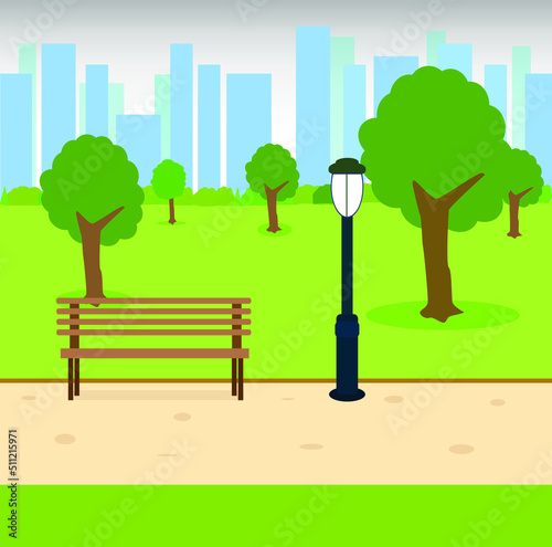 city park bench