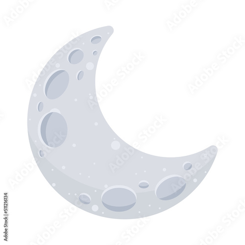 crescent moon space outer