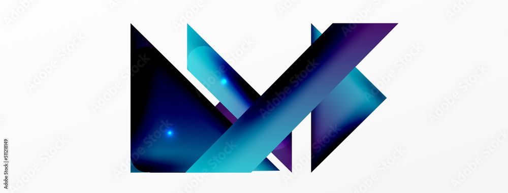 Dynamic 3d geometric abstract background. Triangles and other simple forms composition. Vector Illustration For Wallpaper, Banner, Background, Card, Book Illustration, landing page Dynamic 3d geometric abstract background. Triangles and other simple forms composition. Vector Illustration For Wallpaper, Banner, Background, Card, Book Illustration, landing page
