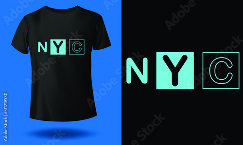 nyc,new work city typography t-shirt design for print. Trendy typography and stylish design vector illustration. photo