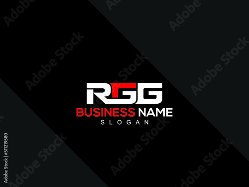 Letter RGG Logo Icon Design, colorful RG Logo Letter Vector Icon For Your Business identity photo