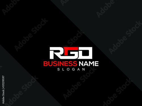 Letter RGO Logo Icon Design, colorful RG Logo Letter Vector Icon For Your Business identity photo