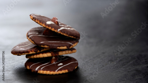 homemade chocolate almond cookies