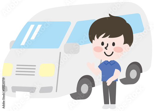 デイサービスの送迎スタッフ