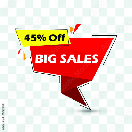 Mega Sales Banner Design Template photo