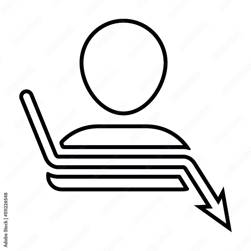  financial, Business, loss icon