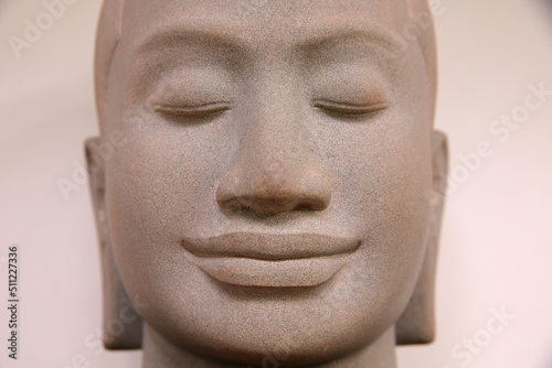Buddha head. Cambodia. 25.02.2017
