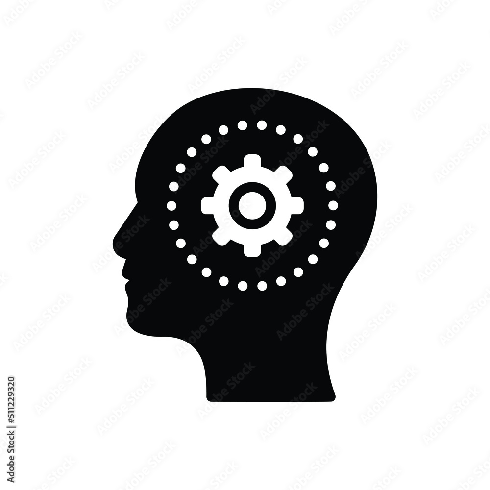 Black solid icon for philosophy Black solid icon for philosophy