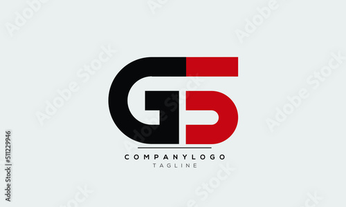 Alphabet letters Initials logo G5