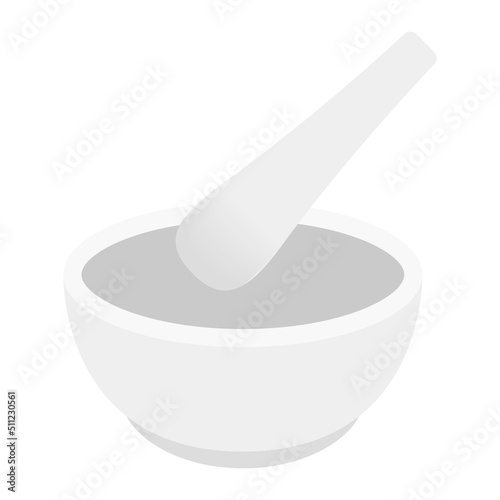 乳鉢と乳棒のイラスト photo