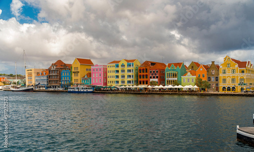 colorful houses on the river