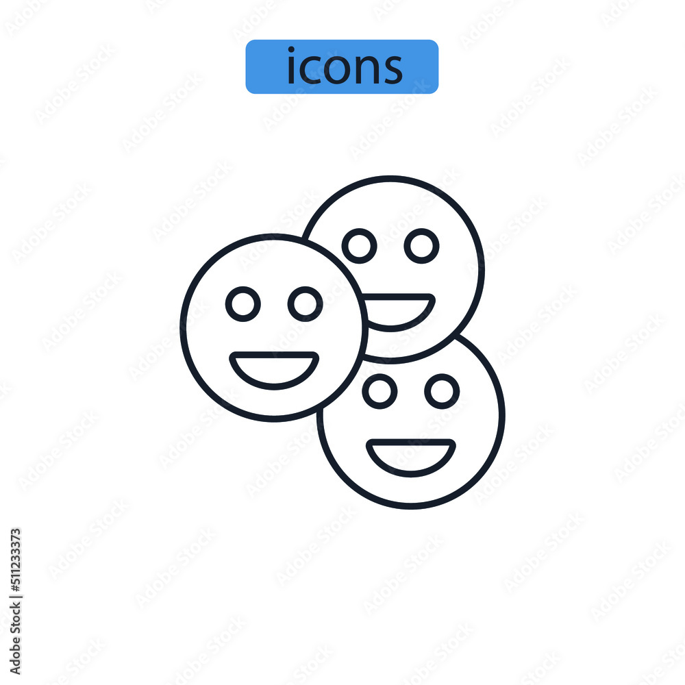 evaluate icons symbol vector elements for infographic web evaluate icons symbol vector elements for infographic web
