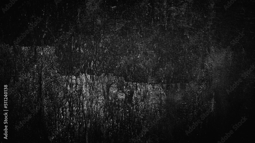 Naklejka premium black grungy abstract concrete wall texture background