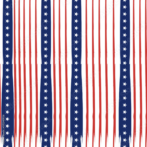 Seamless pattern of america...