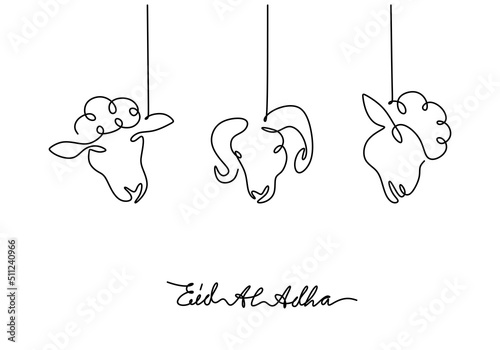 One continuous single line ...