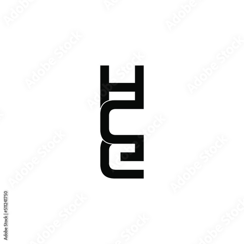 hce letter original monogram logo design © ahmad ayub prayitno