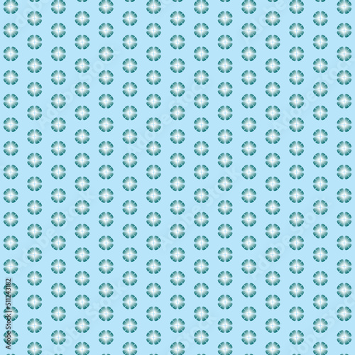 blue flower pattern - background colour optional