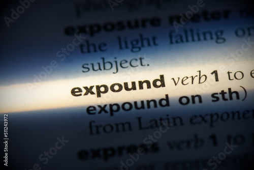 expound