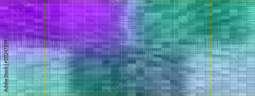 Abstract glitch art background image.