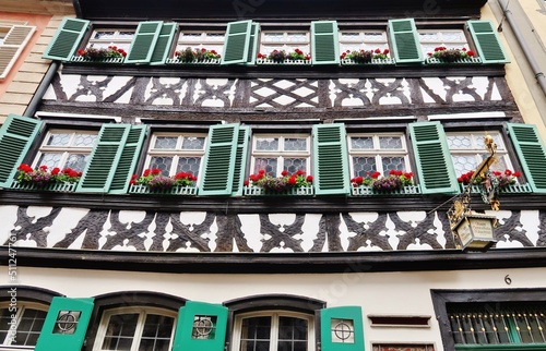 Fachwerkfassade, Bamberg, Altstadt