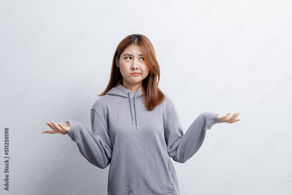 Beautiful Asian woman gesturing for advertisement editing on isolated background, portrait concept used for advertisement and signage, isolated over white background, copy space. Beautiful Asian woman gesturing for advertisement editing on isolated background, portrait concept used for advertisement and signage, isolated over white background, copy space.