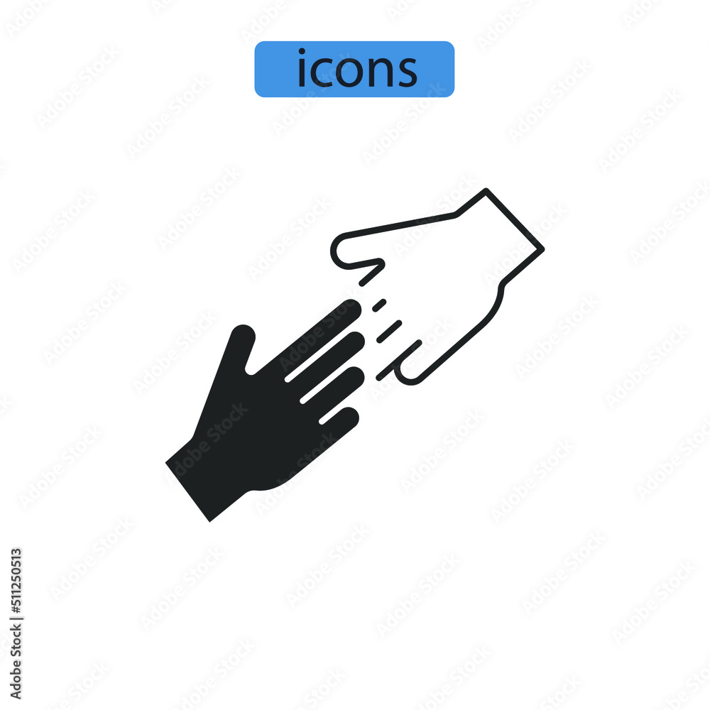 participation icons  symbol vector elements for infographic web