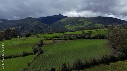 Pasochoa volcano belongs to the Andes mountain range. 4K videos landscape of Ecuador.