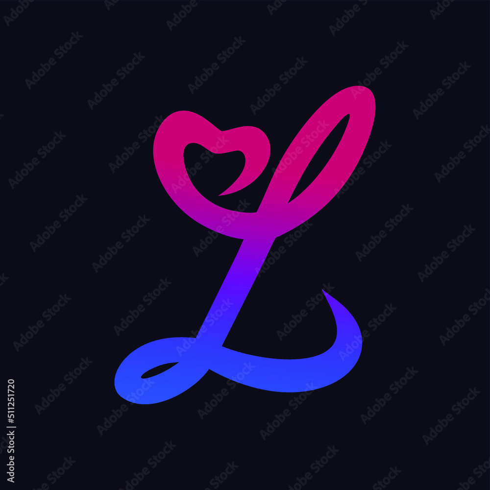 Beautiful letter l initial premium logo vector Beautiful letter l initial premium logo vector