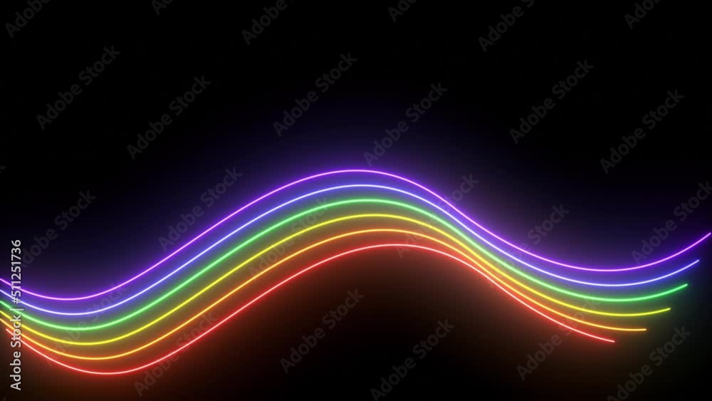 Gay pride LGBTQ light beams