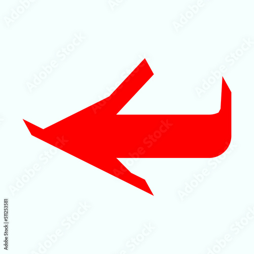 Free Download Red arrow icon vector EPS- 10 - GFXLoad