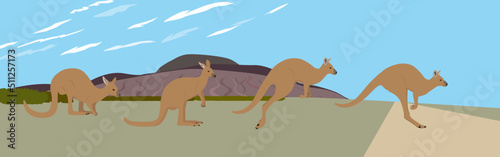 Canvas-taulu Kangaroo