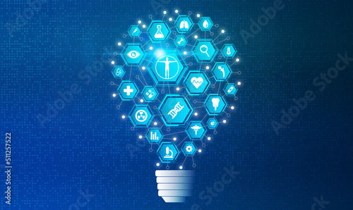 Biomedical Engineering and Biomedical Research Concept