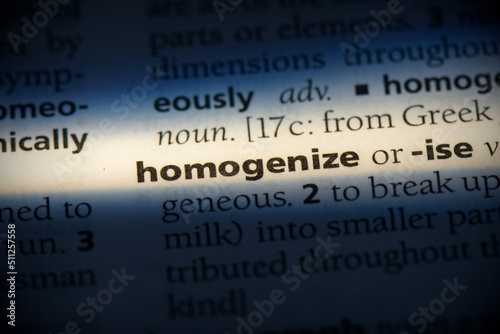 homogenize photo