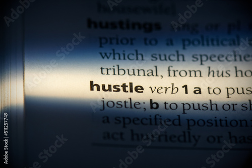 Obraz na płótnie hustle