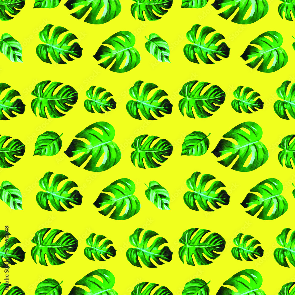 background with leaves Pattern background with leaves Pattern