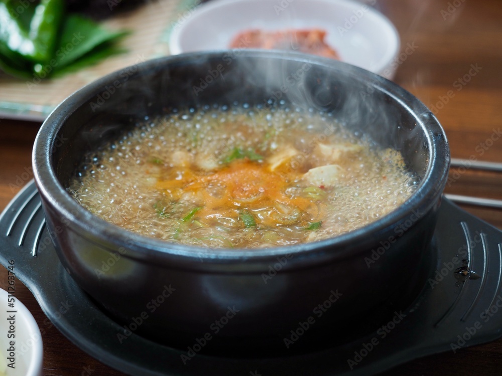 한국의 전통음식 된장찌개 한국의 전통음식 된장찌개
