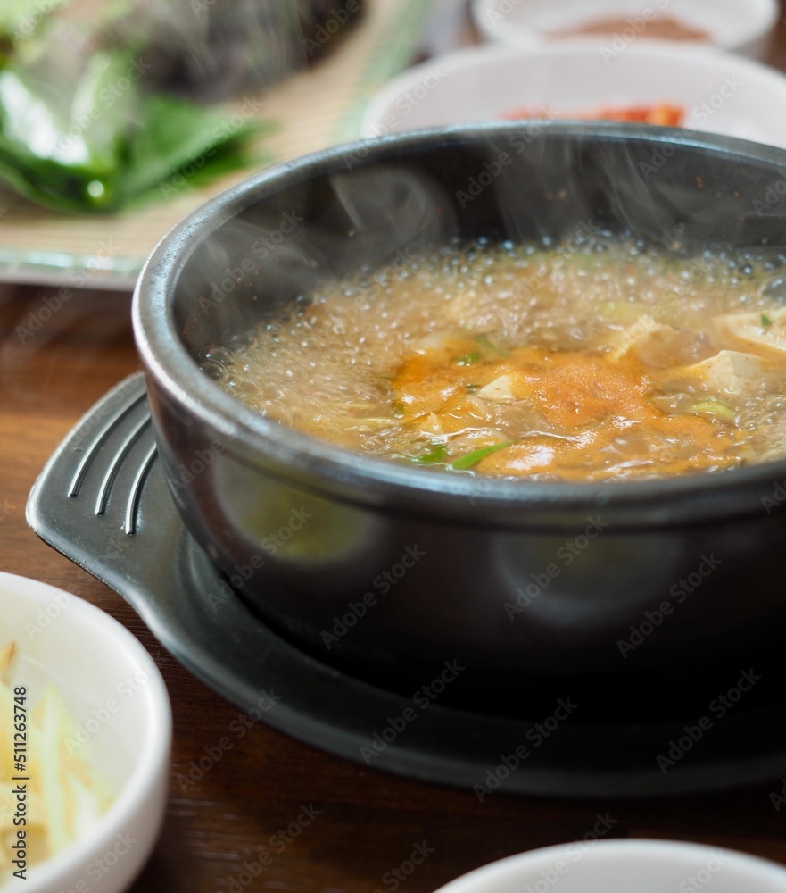 한국의 전통음식 된장찌개