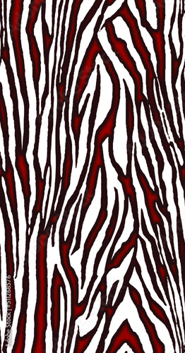 a pattern suitable for textiles consisting of wild animal skin