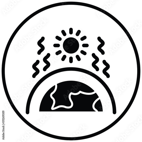 Greenhouse Effect Icon Style