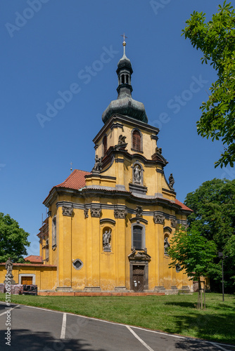 Baroque Church of St. Peter and Paul in Peruc (near Louny) - Czech Republic, Europe