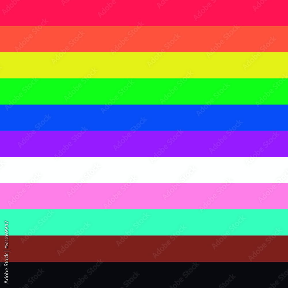 Bandera del movimiento lgbtq+ en conmemoración al mes de diversidad sexual