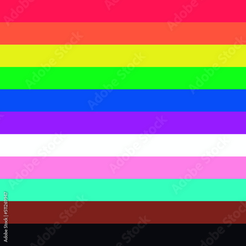 Bandera del movimiento lgbtq+ en conmemoración al mes de diversidad sexual