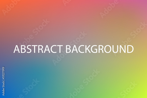 abstract design. color blur trending. four more trending colors, blue, green, pink, orange.
