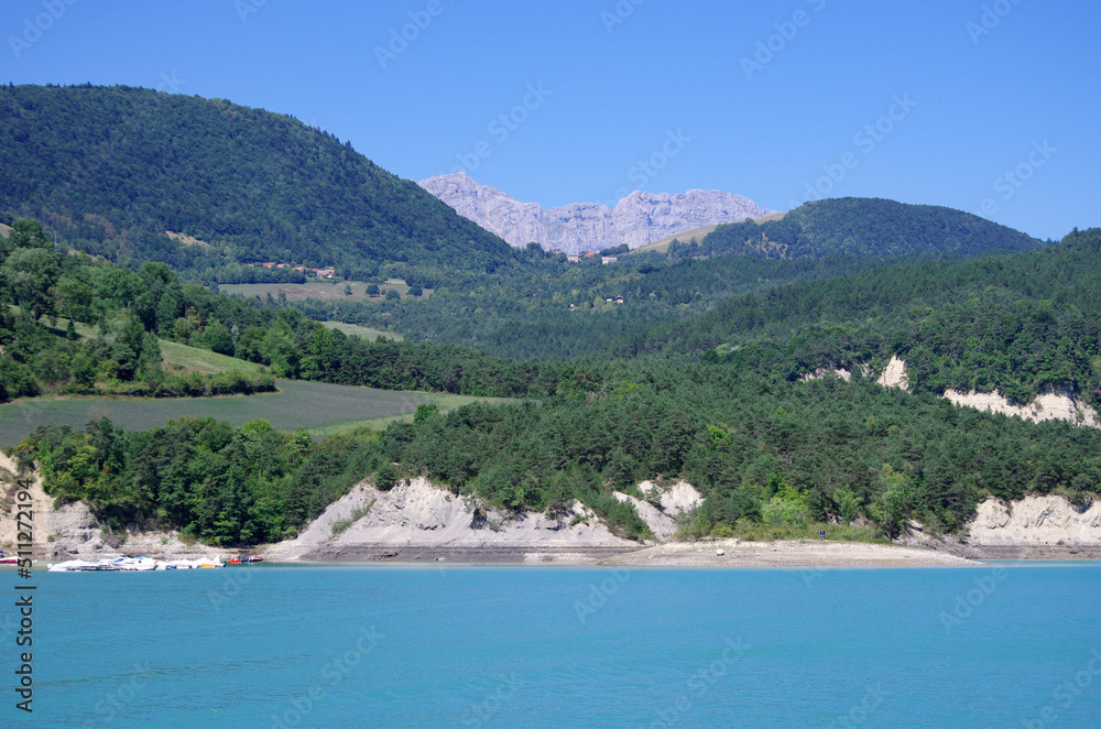 Fototapeta premium Lac de Monteynard-Avignonet- isère